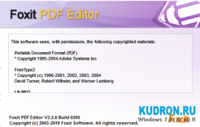 Программадля редактирования pdf  в  Windows 7  Foxit PDF Editor
