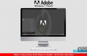 Тема на Windows 7:  Adobe Theme