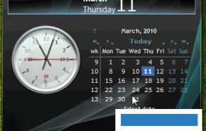 Гаджет календарь и часы|Date V6 Gadget Windows 7 sidebar