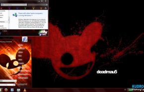 Тема на  Windows 7: Deadmau5