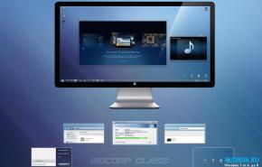 Тема на Windows 7: VIOCORP GLASS