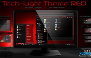 Тема на Windows 7: Tech-Light-Red