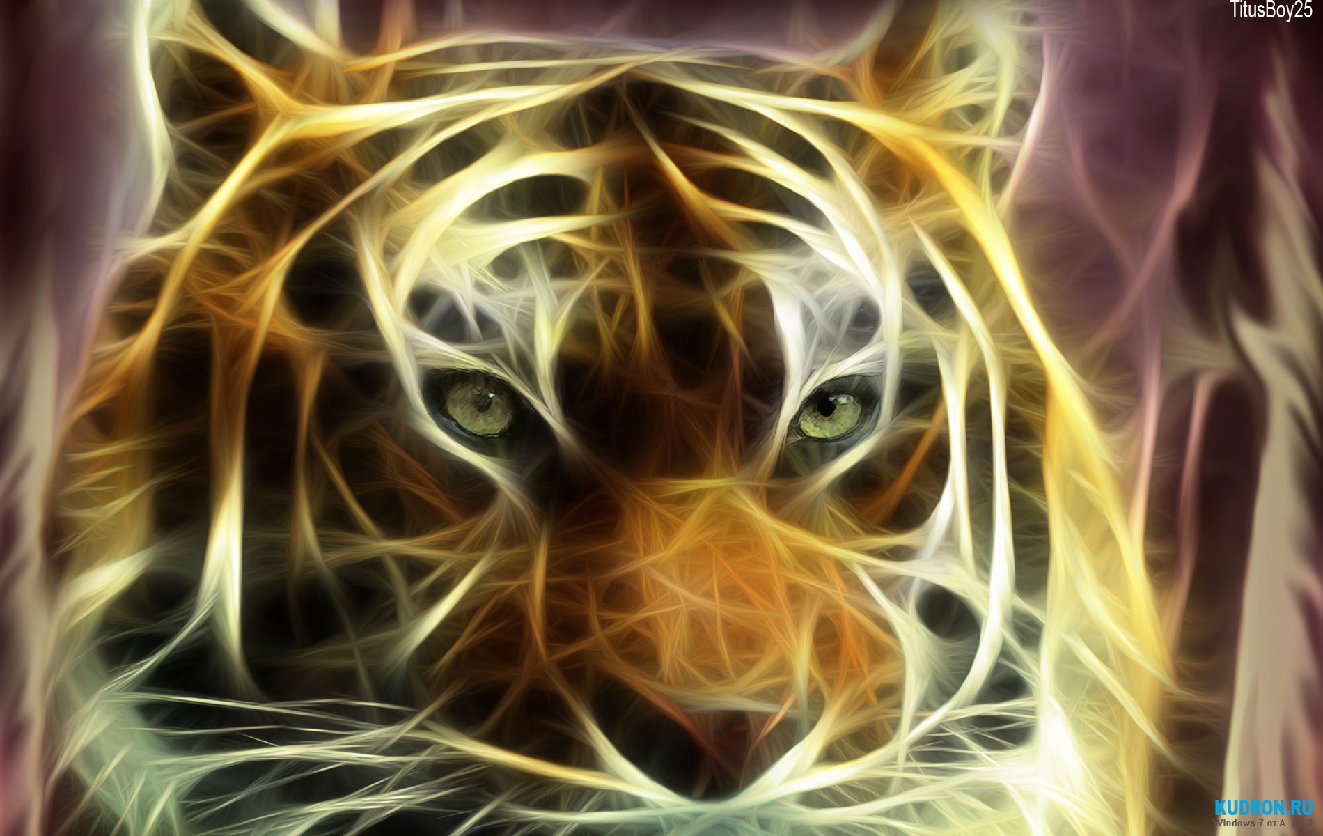 Аватарка на телефон самсунг. Огненный тигр. Фрактальная Графика животные. Тигр абстракция. Тигр в огне.
