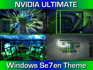 Темы для Windows 7: NVIDIA ULTIMATE