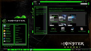 Тема на Windows 7: Monster Energy Custons W7